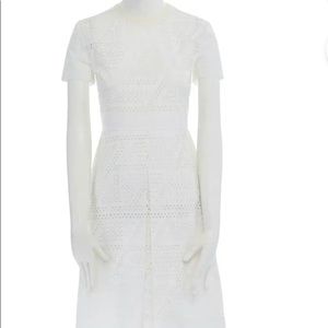 Fendi White Lace Dress